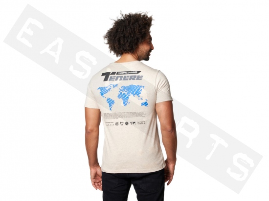T-shirt YAMAHA Ténéré700 World Raid Tapu Marrone sabbia Uomo